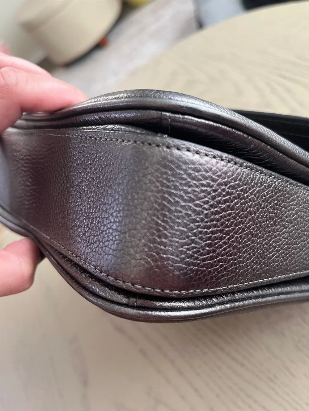 Coach Cassie Crossbody / Metallic Graphite & Novelty Strap - Picture 16 of 17